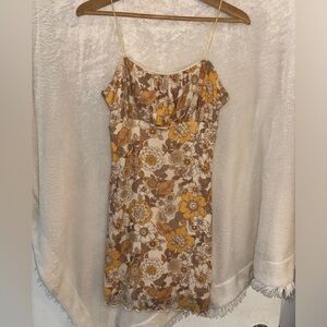Vintage Floral mini dress, size M